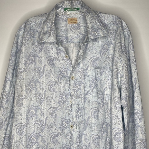 Tommy Bahama cotton casual shirt. - Picture 3 of 8